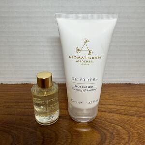 Aromatherapy Associates De-Stress Muscle Gel & Oil Set focusing & soothing